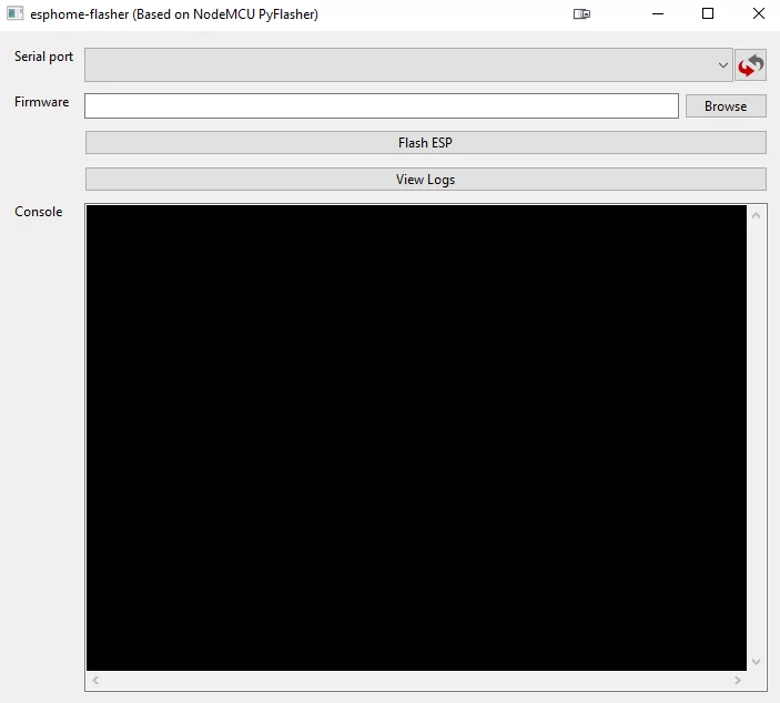 ESPHome Flasher en Windows