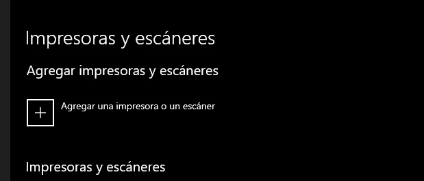 Impresoras y escáneres