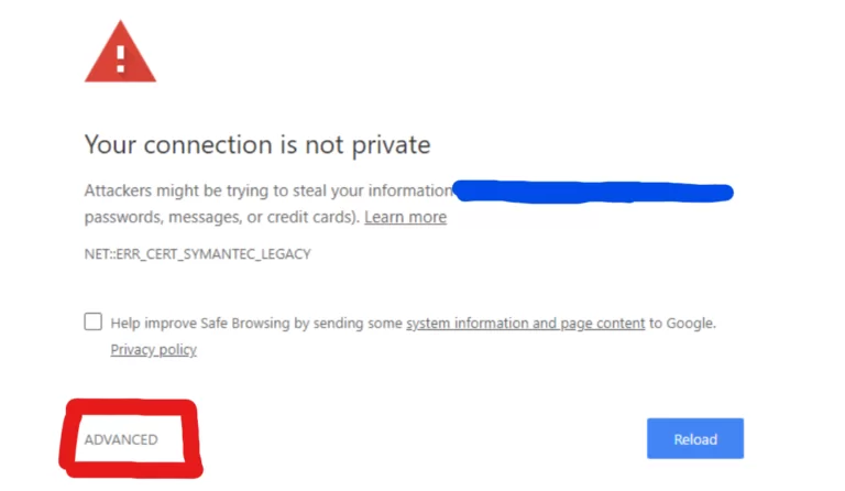 Aviso de certificado